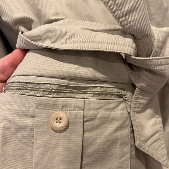 Woolrich Jacket Womens S Biege Pockets Utility Gorpcore Barn Chore Cotton‎ Nylon - Picture 3 of 9